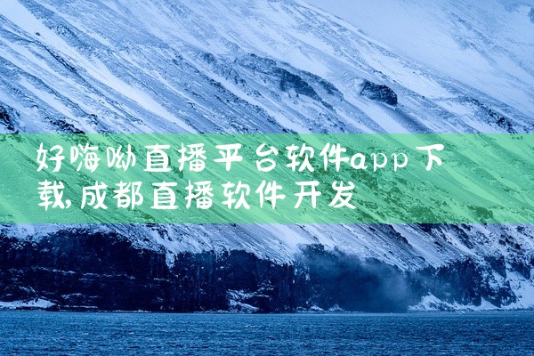 好嗨呦直播平台软件app下载