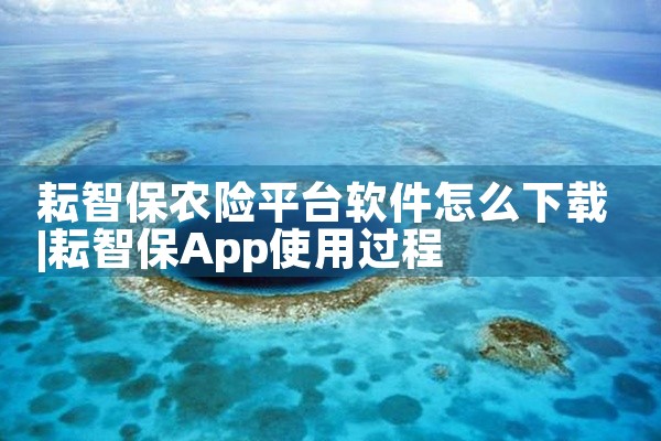 耘智保农险平台软件怎么下载