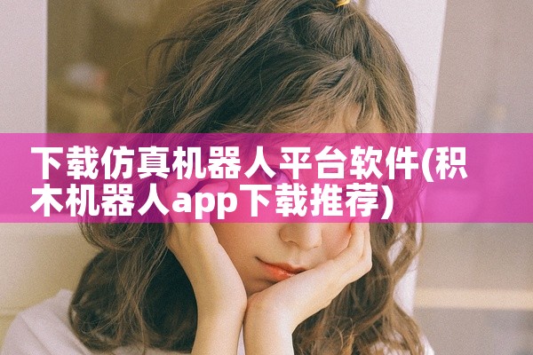 下载仿真机器人平台软件